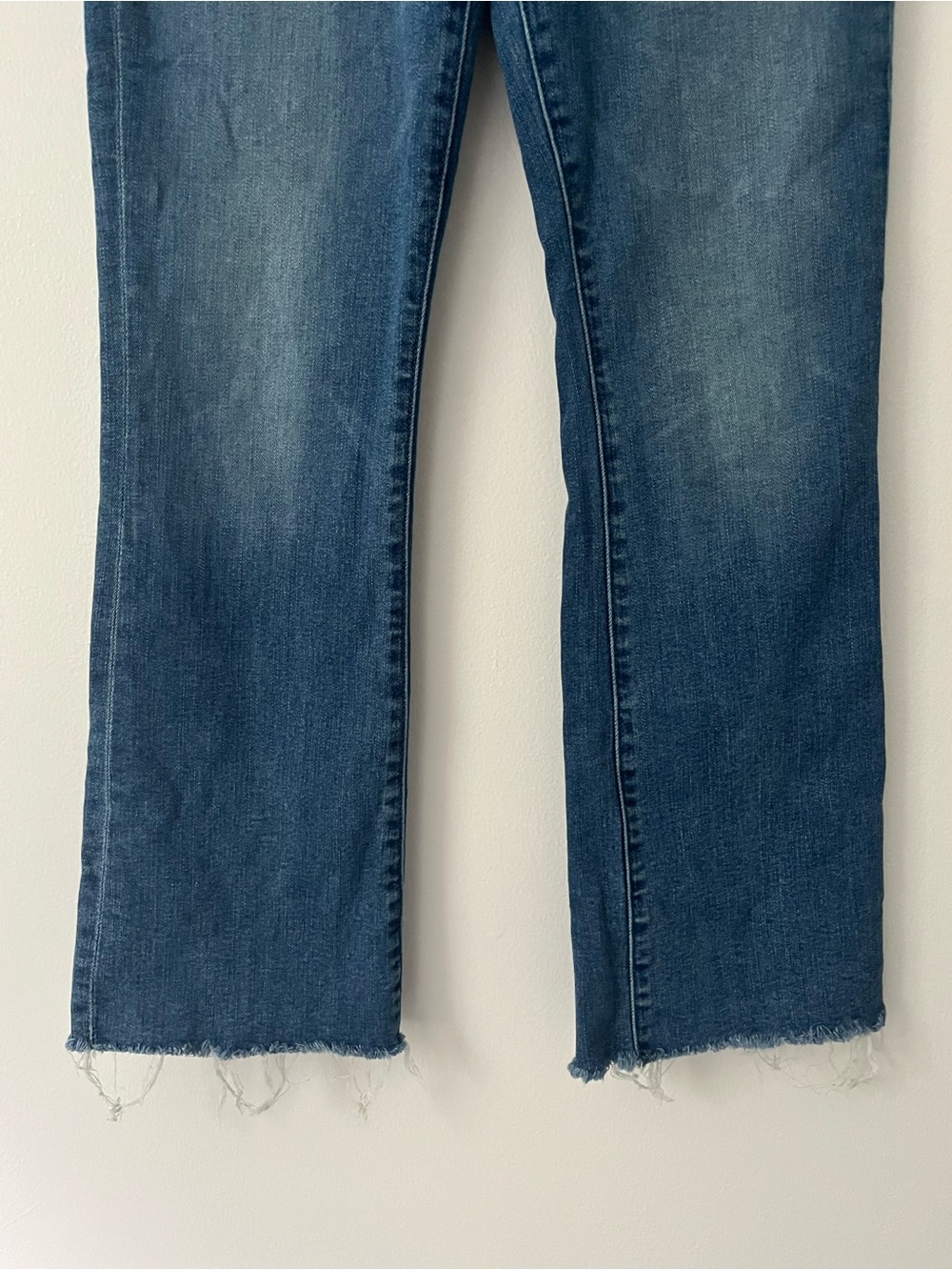 Mother Hustler Ankle Fray Healing Jar Blue Jeans 26 - Picture 6 of 14